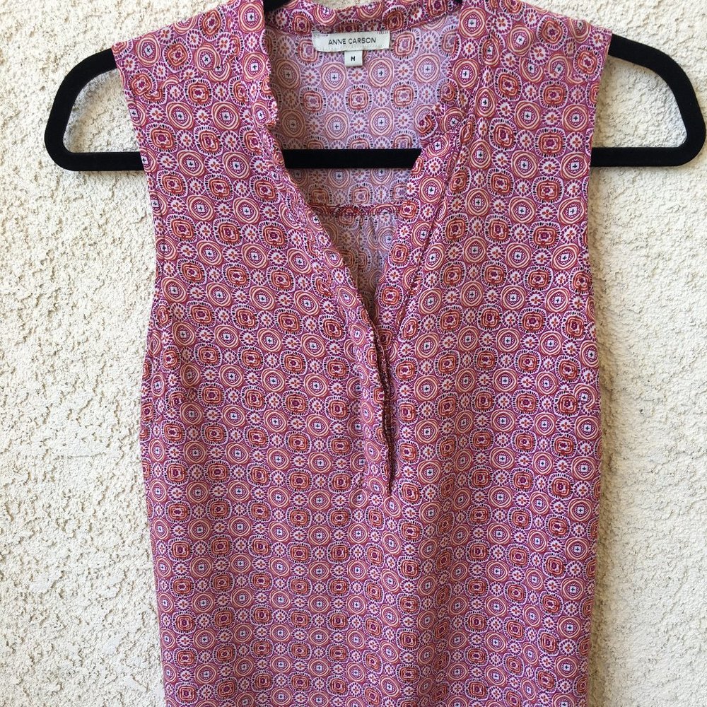 Anne Carson Sleeveless Blouse